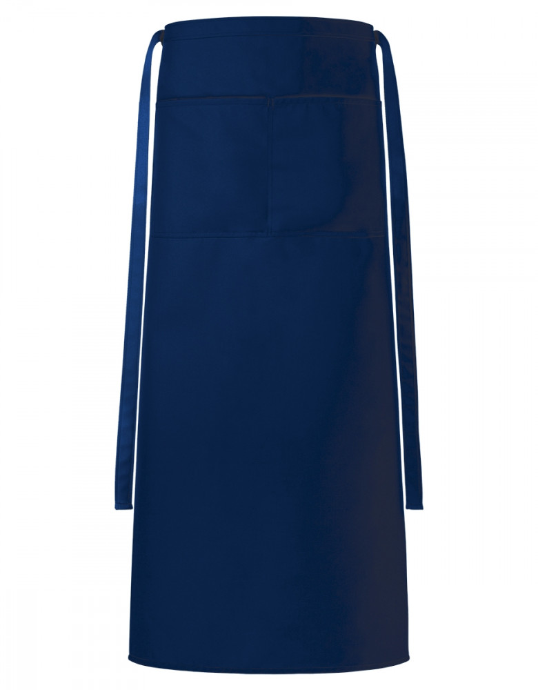 Dunkelblaue Bistro Schürze Taschen