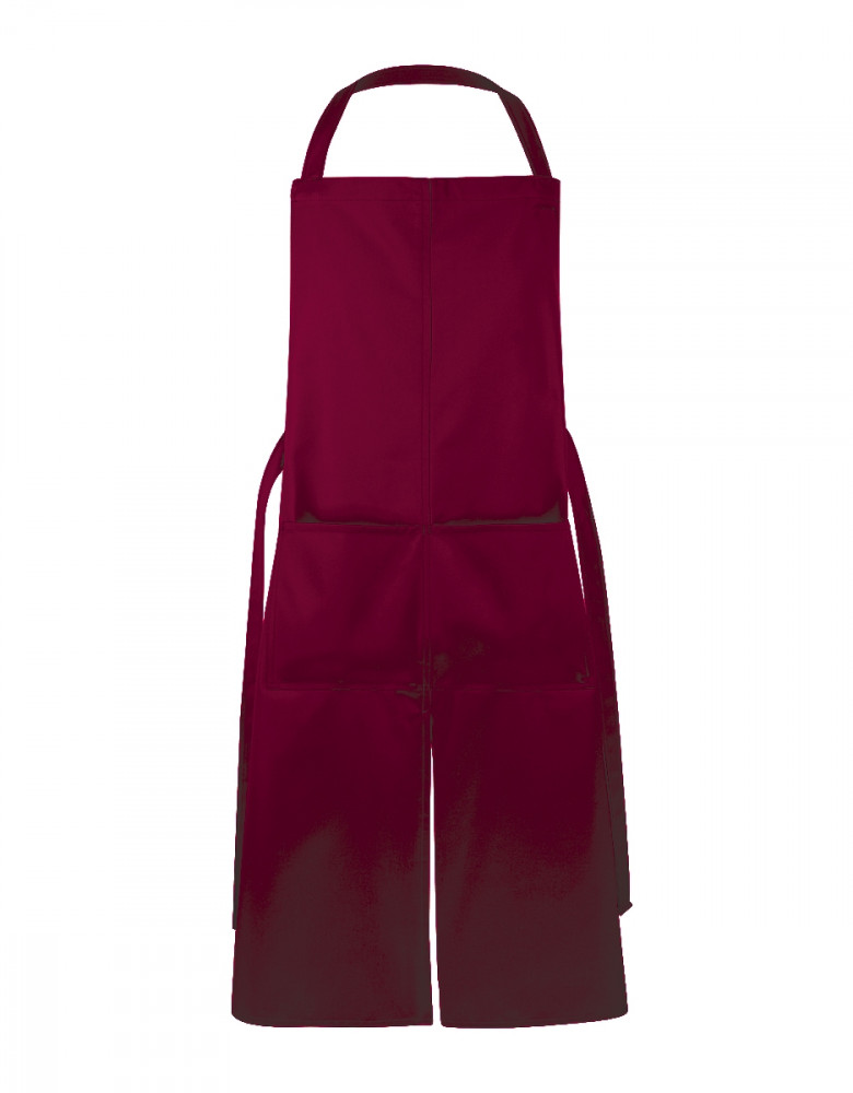 Latzschürze in Cherry Rot