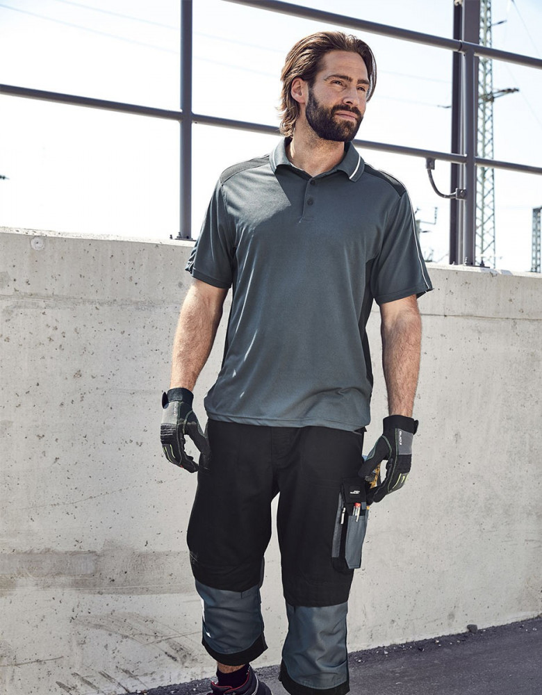 Arbeits-Poloshirt Herren Grau