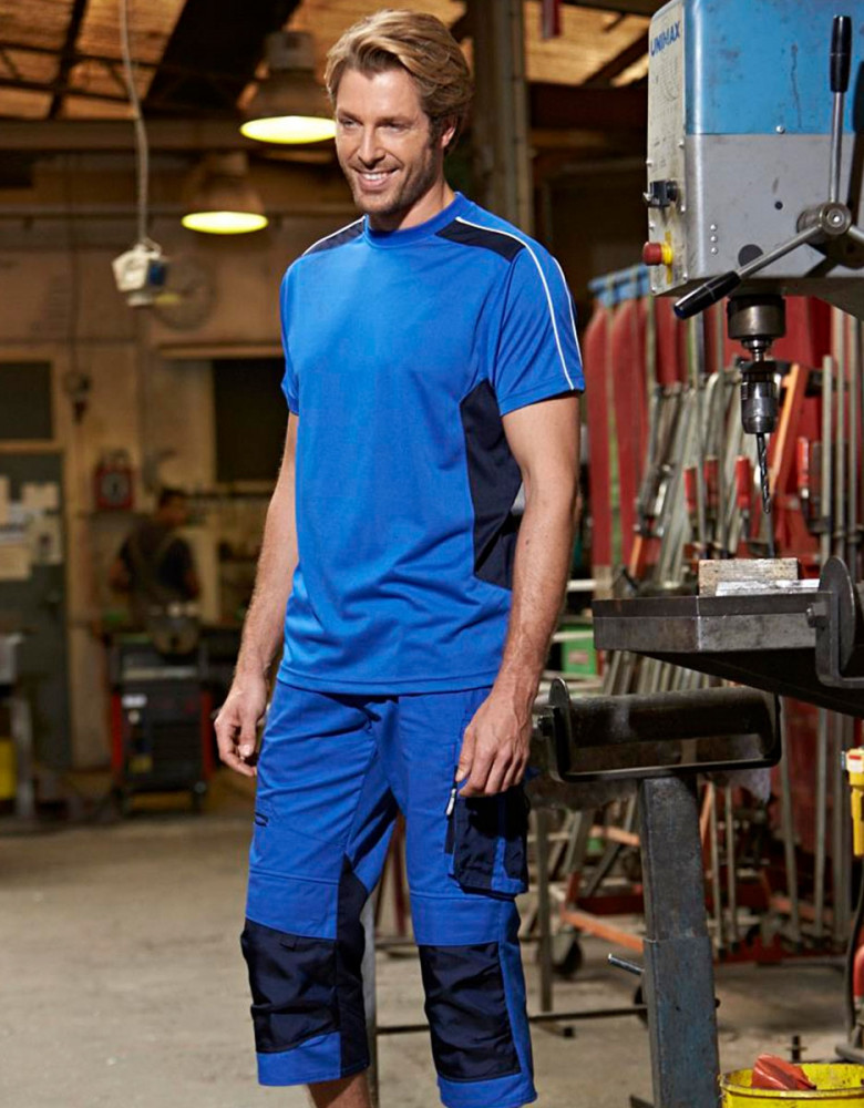 Handwerker T-Shirt Blau