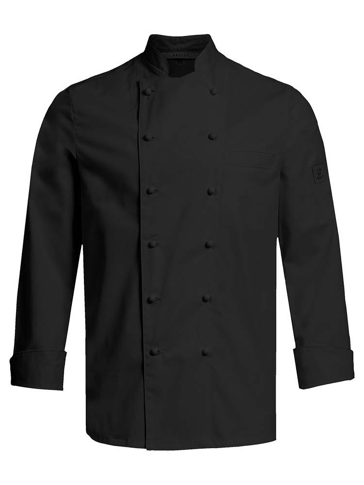 Günstige Kochjacke Schwarz