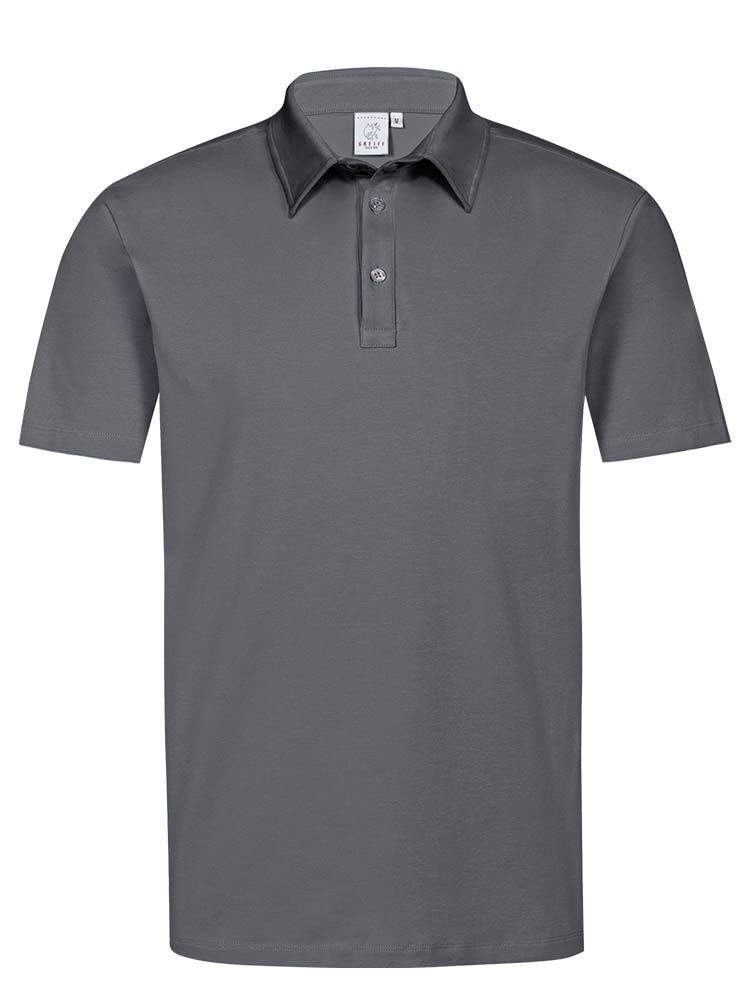 Herren Poloshirt Grau