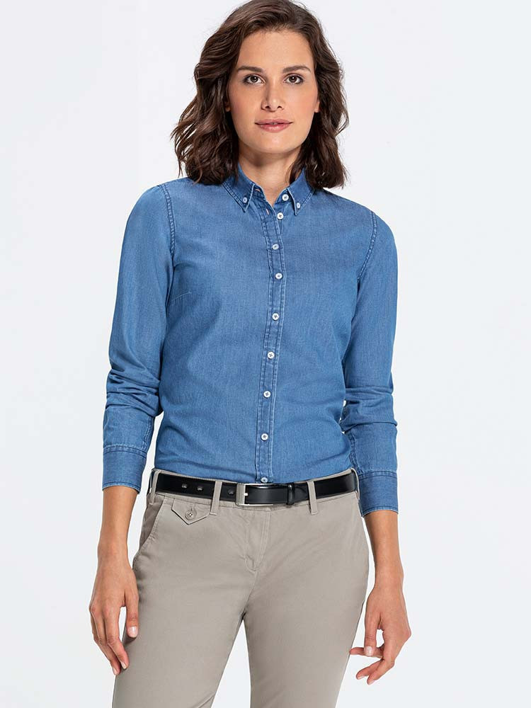 Jeansbluse Damen