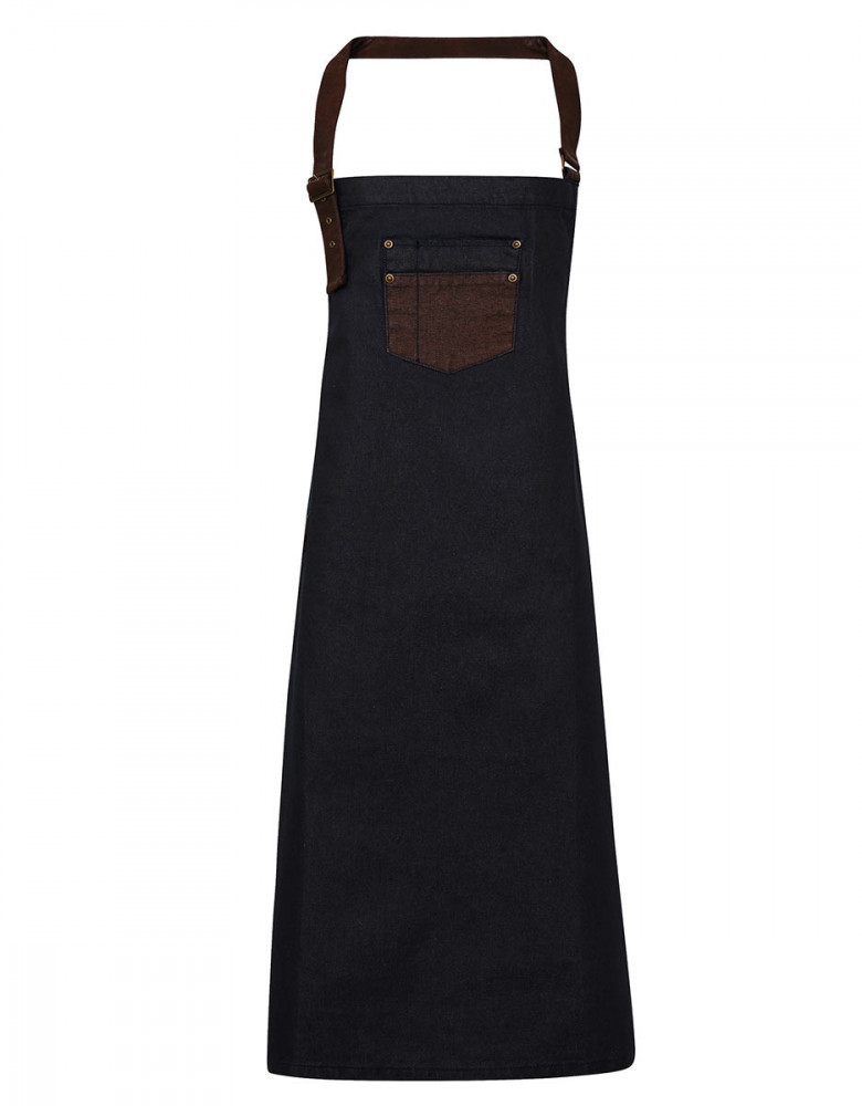 Moderne Latzschürze Dunkelblau