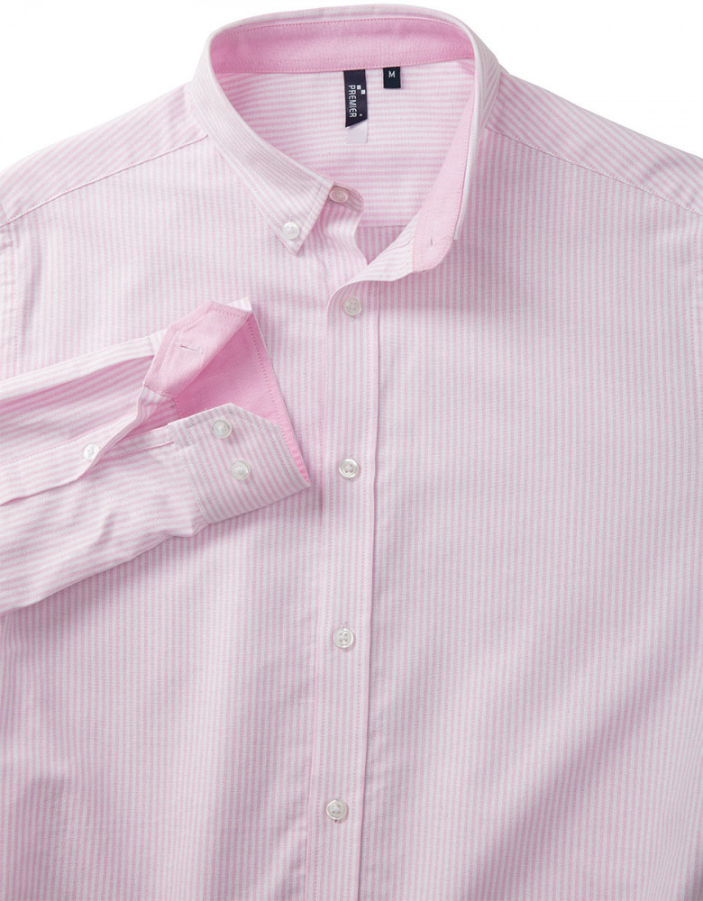 Hemd pink-weiß gestreift