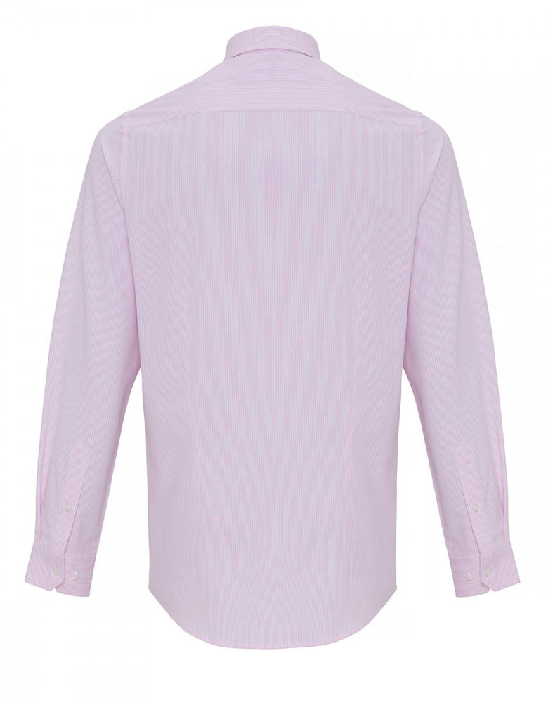 Hemd pink-weiß gestreift