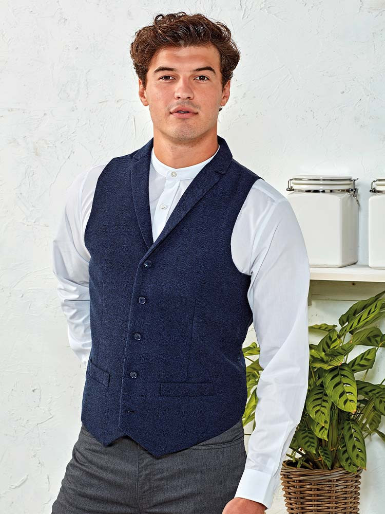 Serviceweste Herren Blau