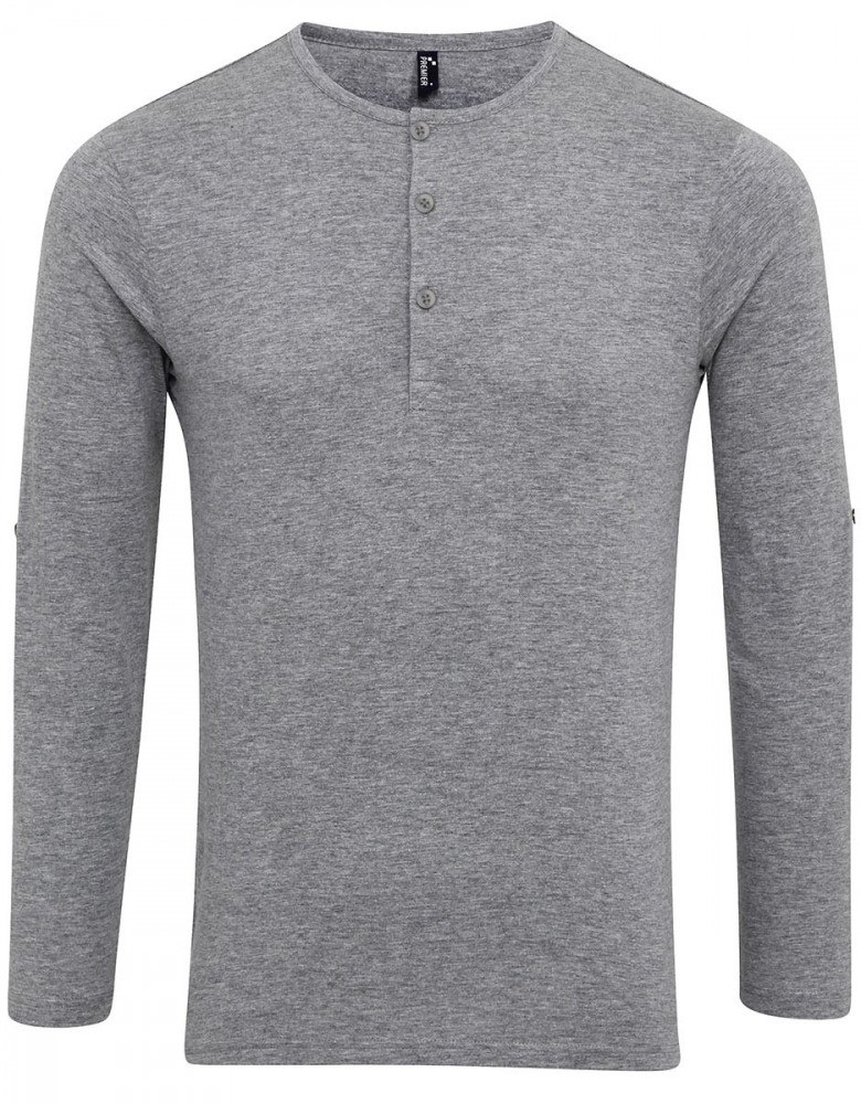 Langarmshirt Herren Grau