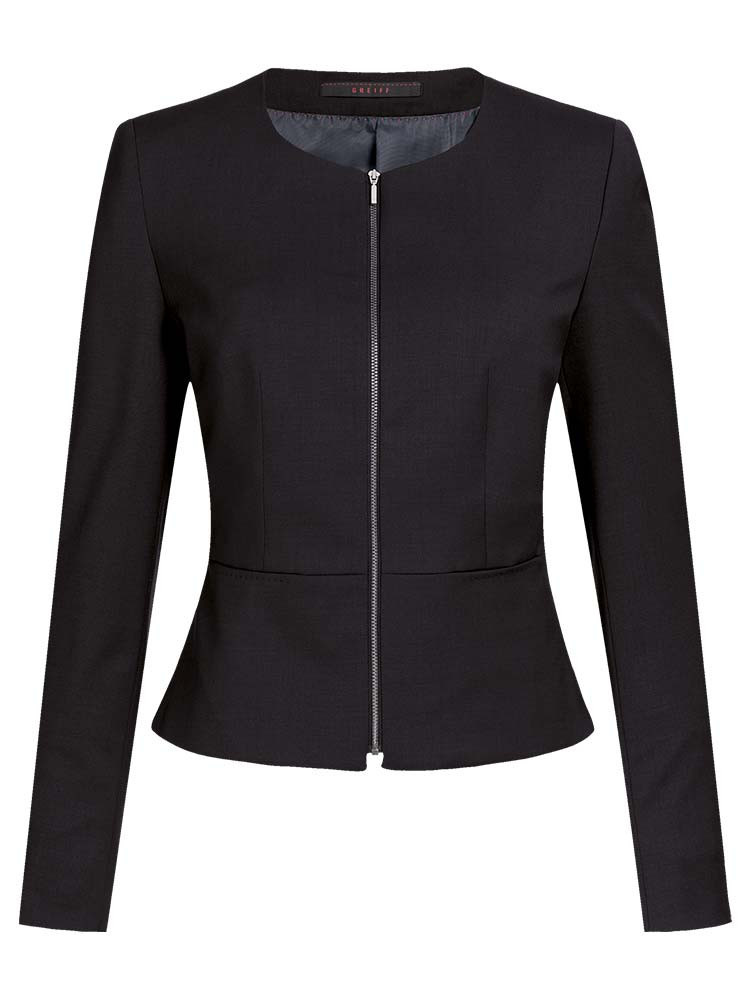Kurzblazer Damen Schwarz
