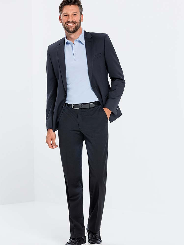 Herren Anzugshose Dunkelblau