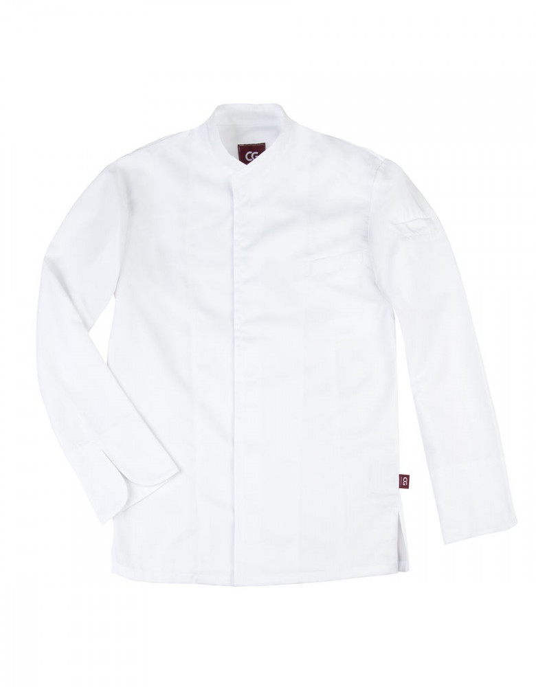 Moderne Kochjacke Herren Weiß