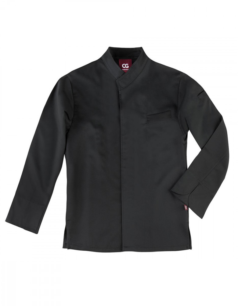 Moderne Kochjacke Herren Schwarz