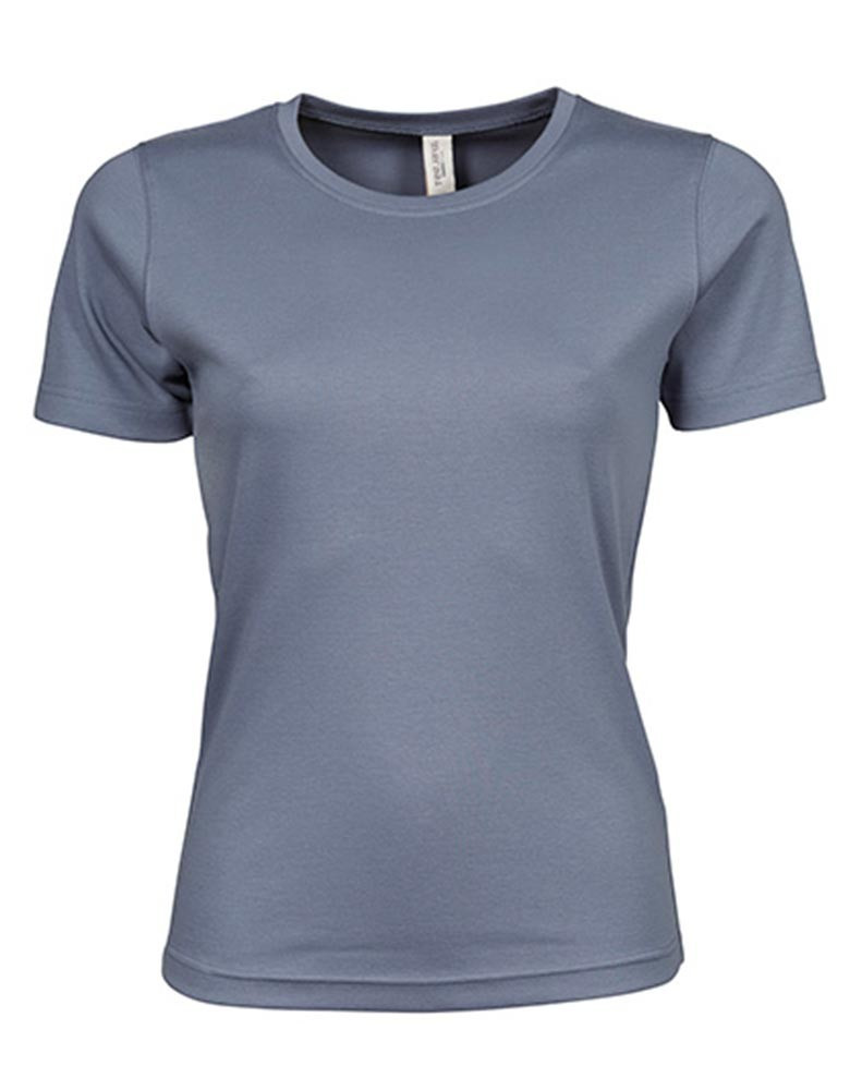 T-Shirt Rundhals Damen Grau