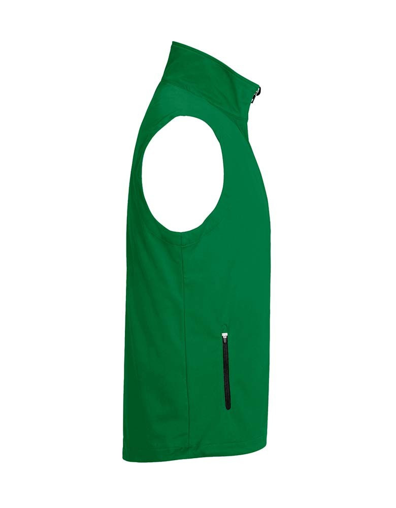Herren Softshell Weste Grün