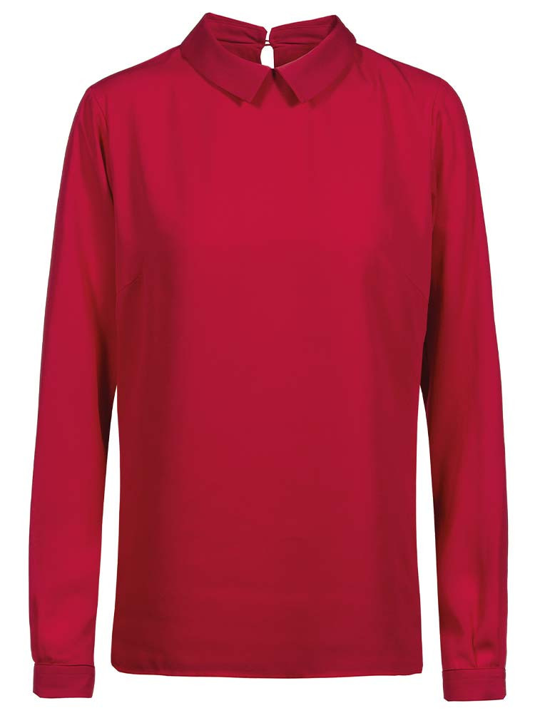 Schlupfbluse Rot