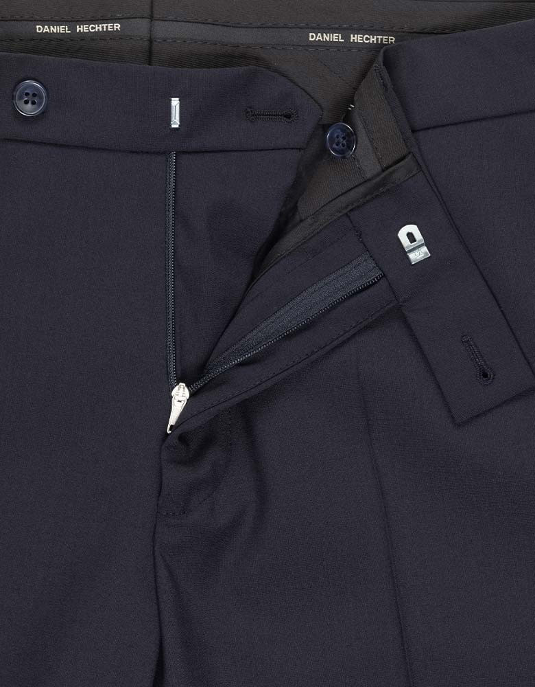 Klassische Anzughose in Dunkelblau