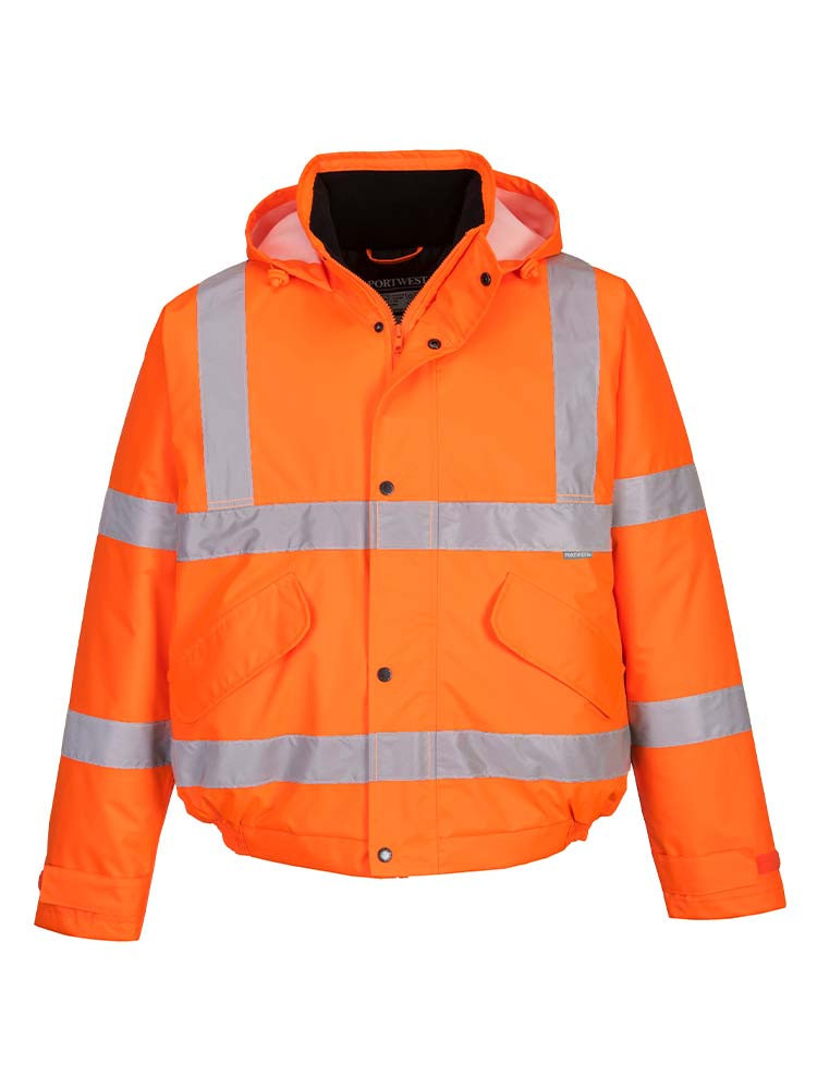 High-visibility pilot jacket