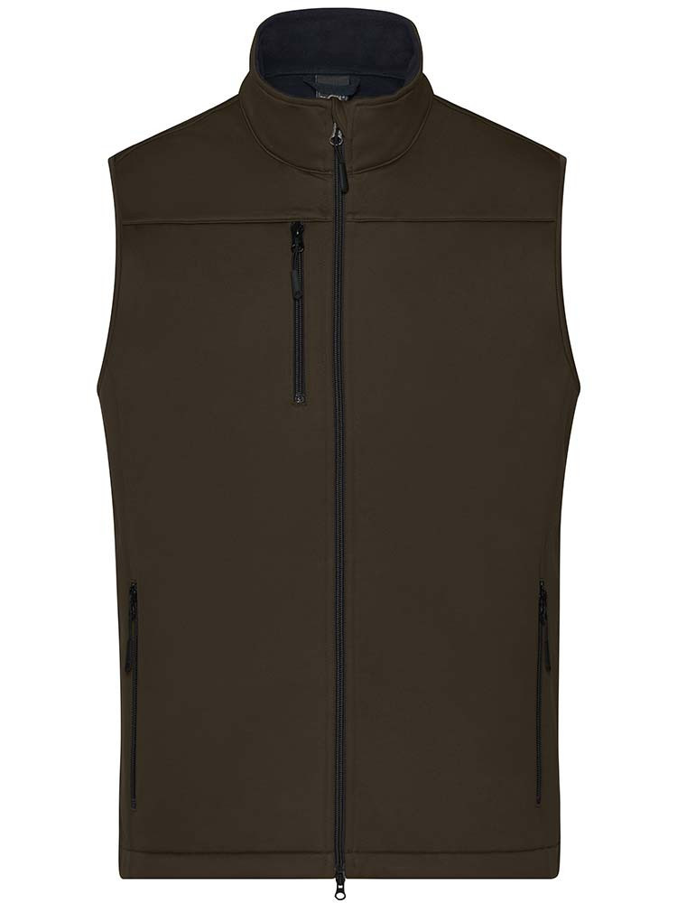 Softshell Weste Herren Braun