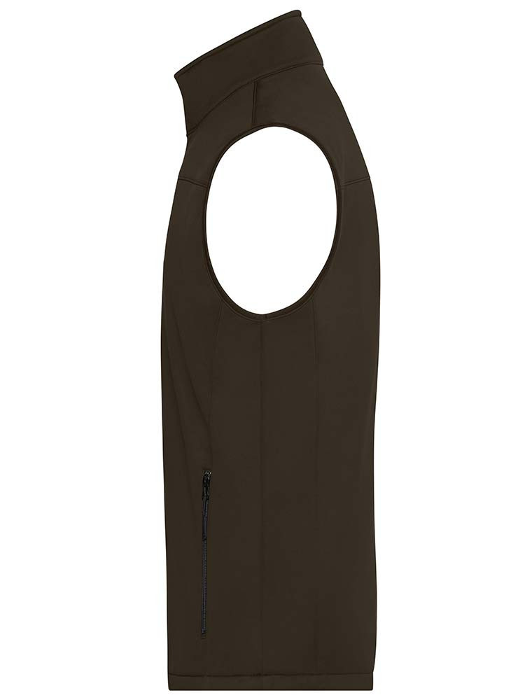Softshell Weste Herren Braun