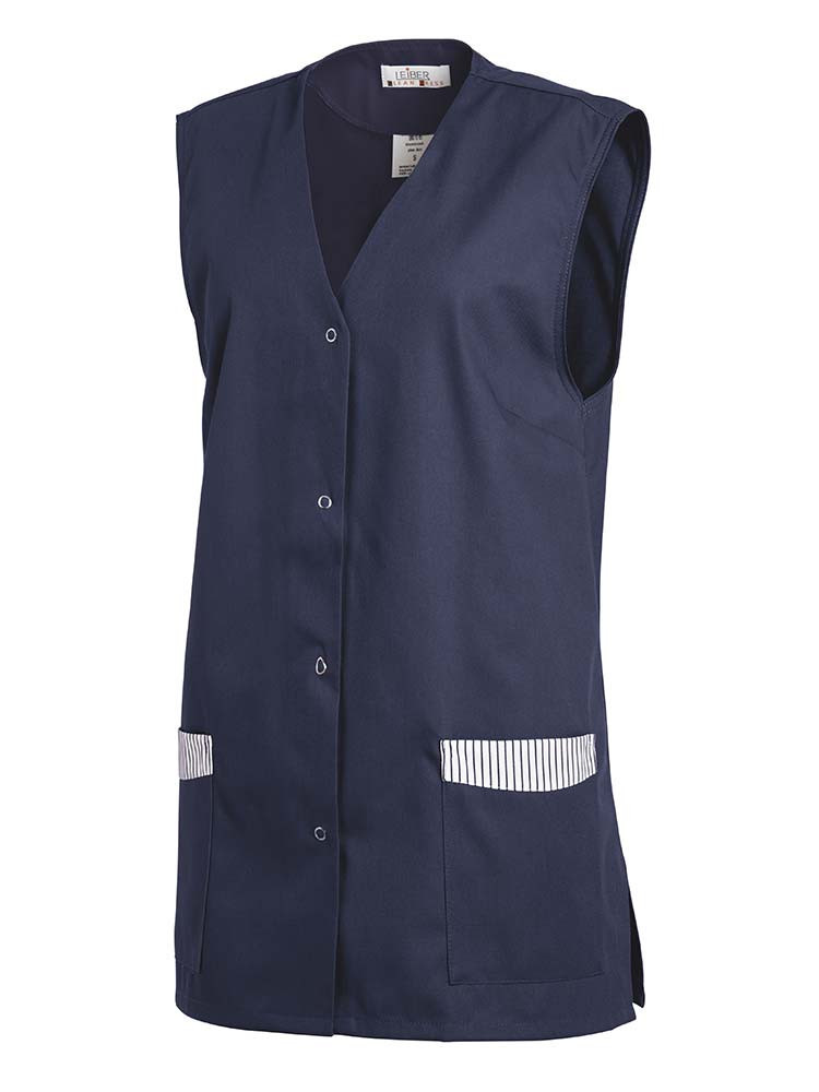 Kasack Schürze Blau