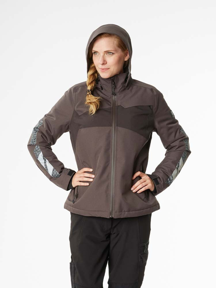 Winter Arbeitsjacken Damen Dunkelgrau