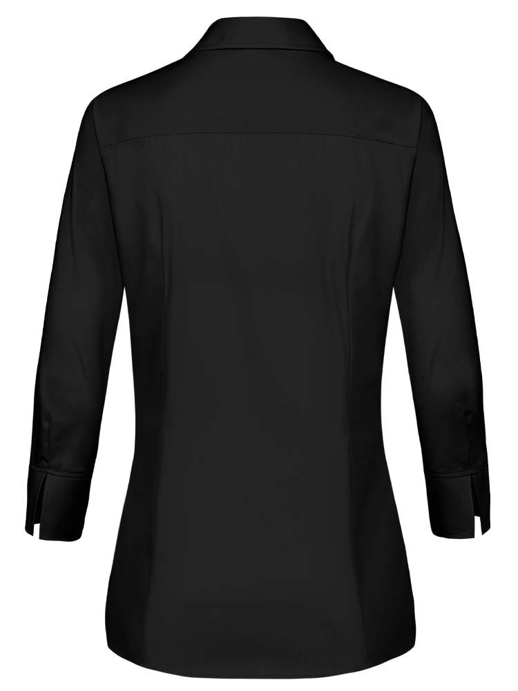 Damen Bluse 3/4 Arm Schwarz