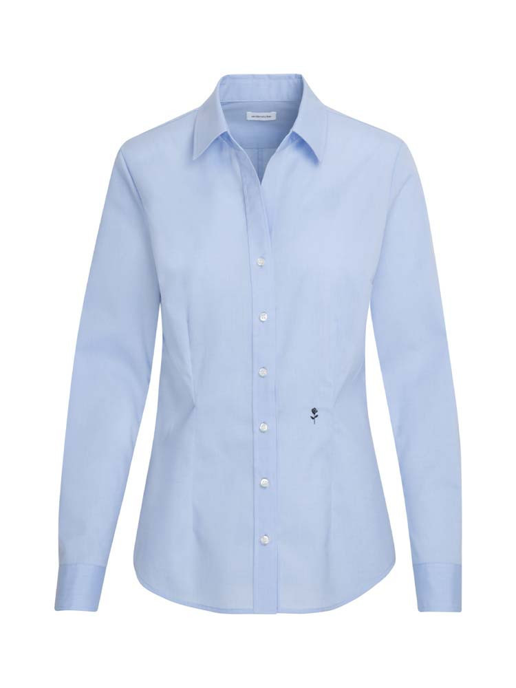 Seidensticker Damen Bluse Hellblau