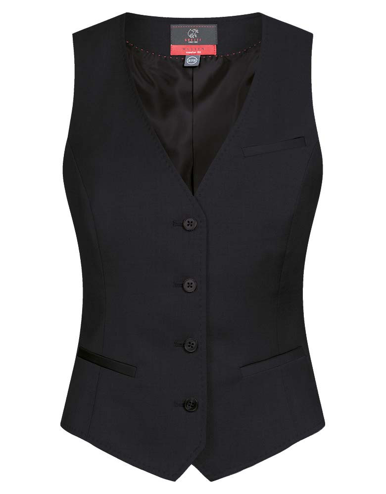 Weste Damen in Schwarz