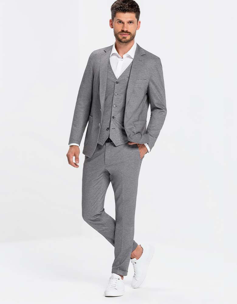 Elegante Jersey Hose Herren