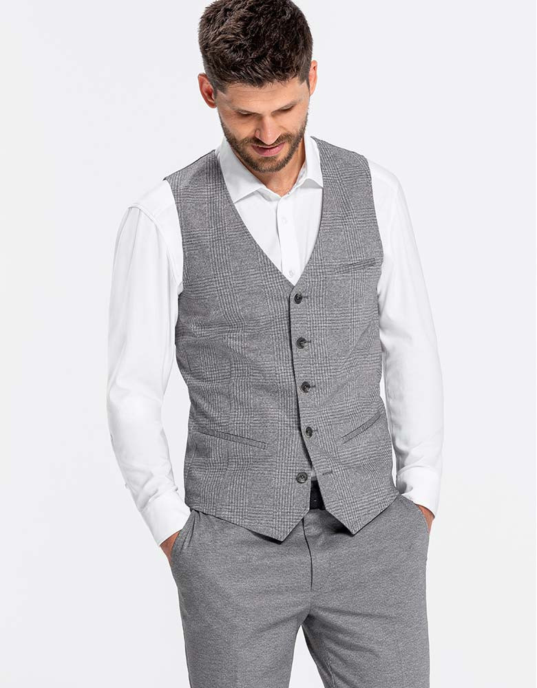 Herren Jerseyweste Modern Regular fit