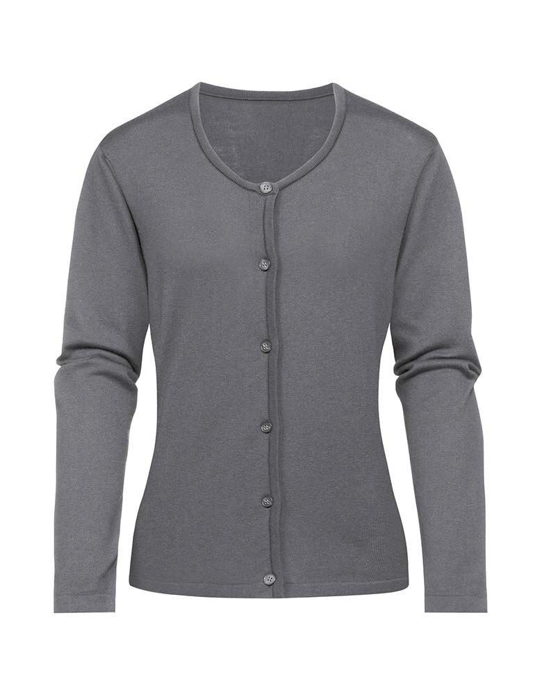 Strickjacke Damen Grau