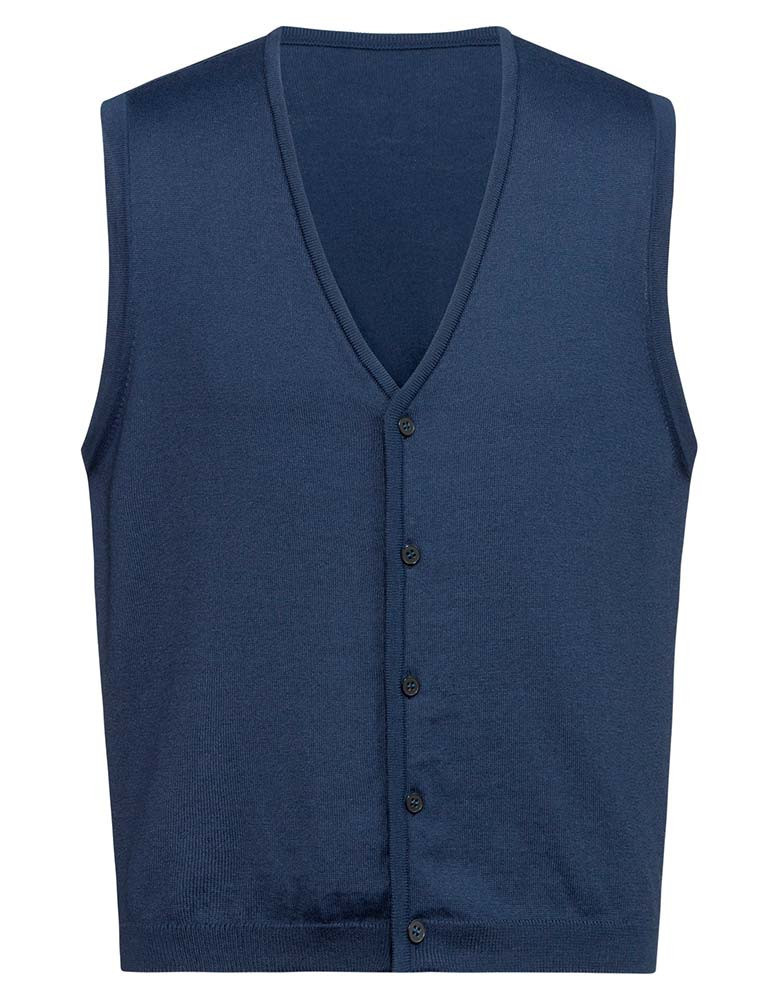 Strickweste Herren in Dunkelblau