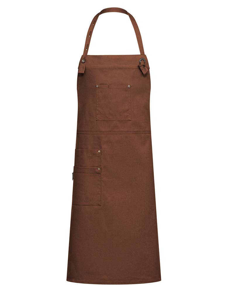 Latzschürze Damen Braun Nachhaltig