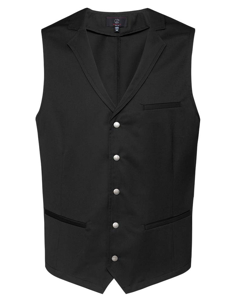 Herren Servicewesten Schwarz