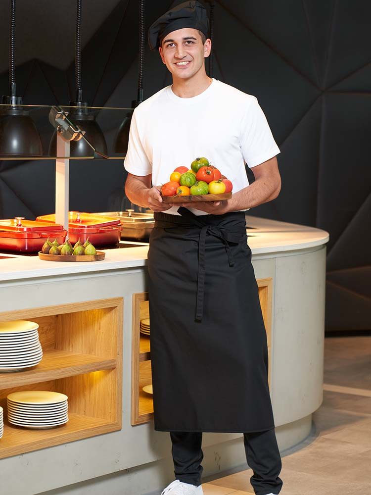 Nachhaltige Bistroschürzen Schwarz