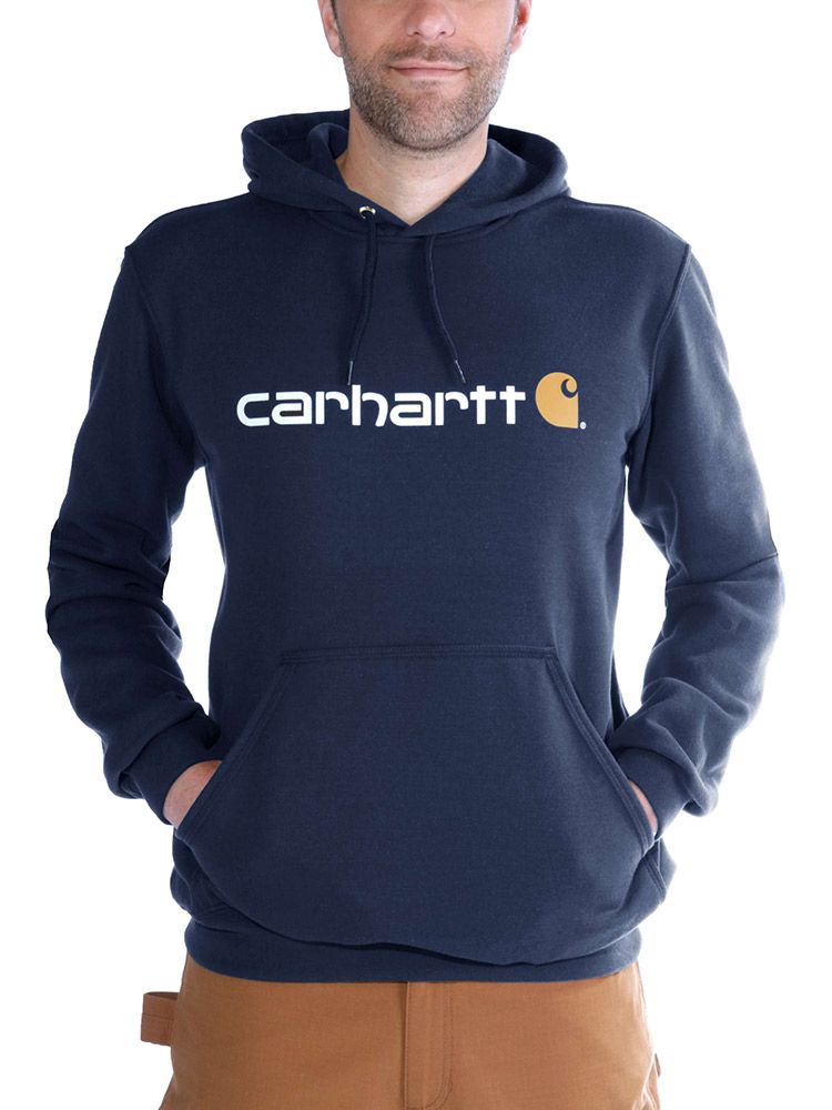 Carhartt Logo Hoodie Herren Dunkelblau