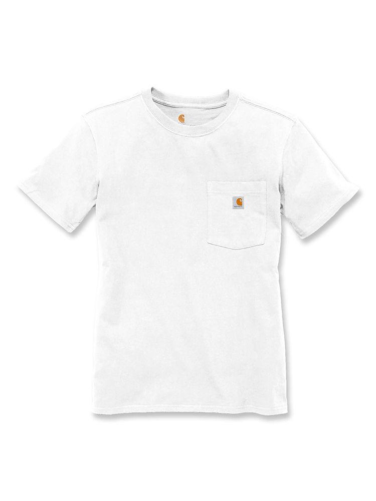 Carhartt Damen Pocket T-Shirt Weiß