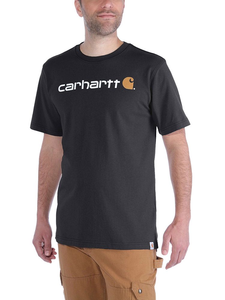Carhartt Herren Logo Shirt Schwarz