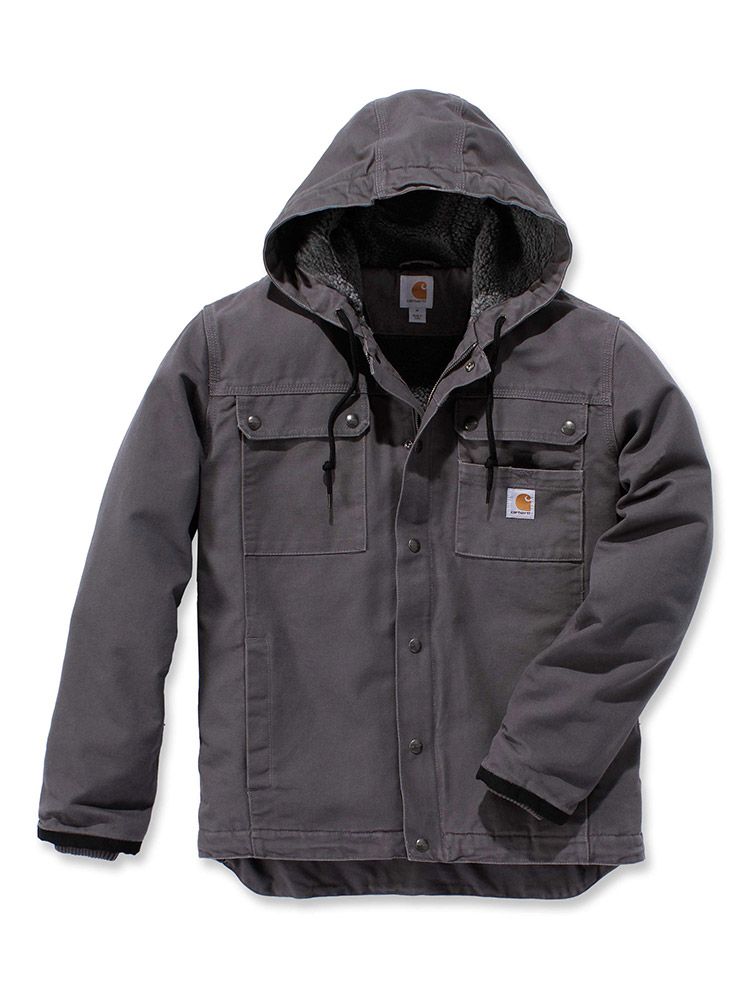 Graue Winterjacke Carhartt