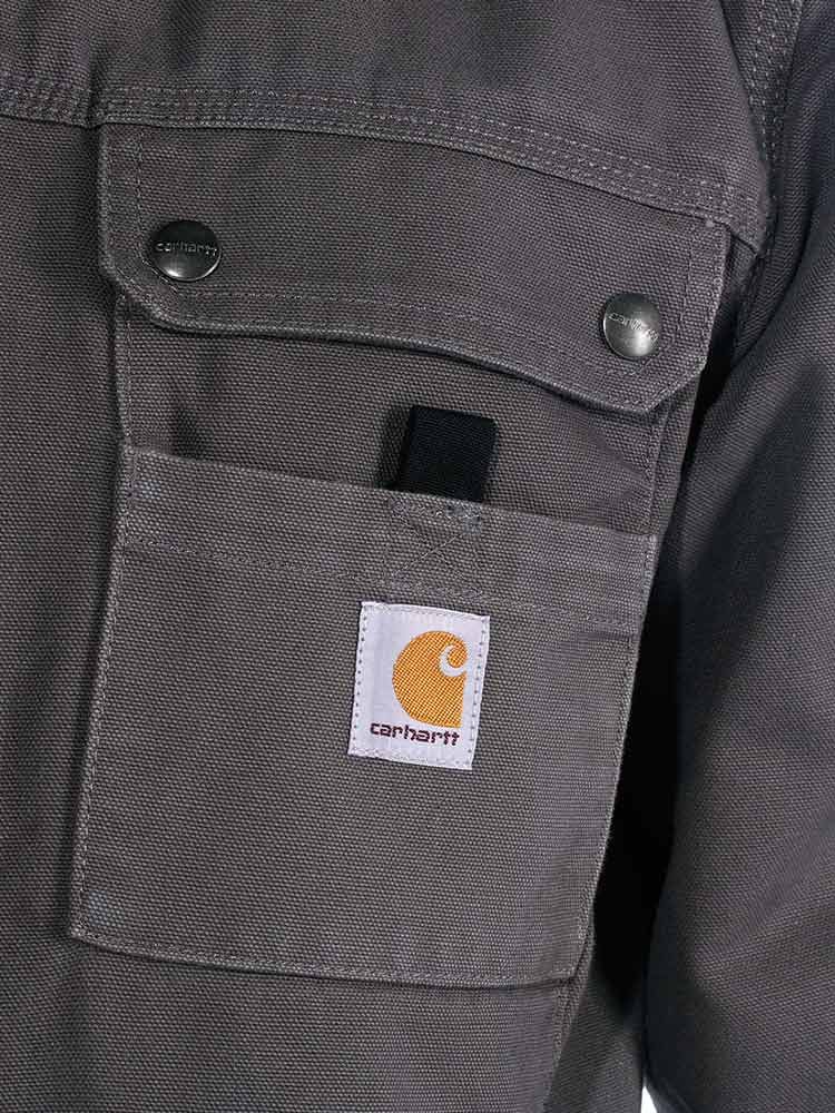 Graue Winterjacke Carhartt