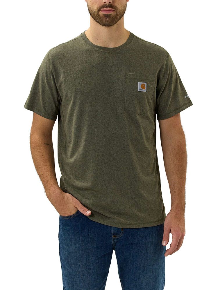 Grünes Carhartt Herren Pocket Shirt
