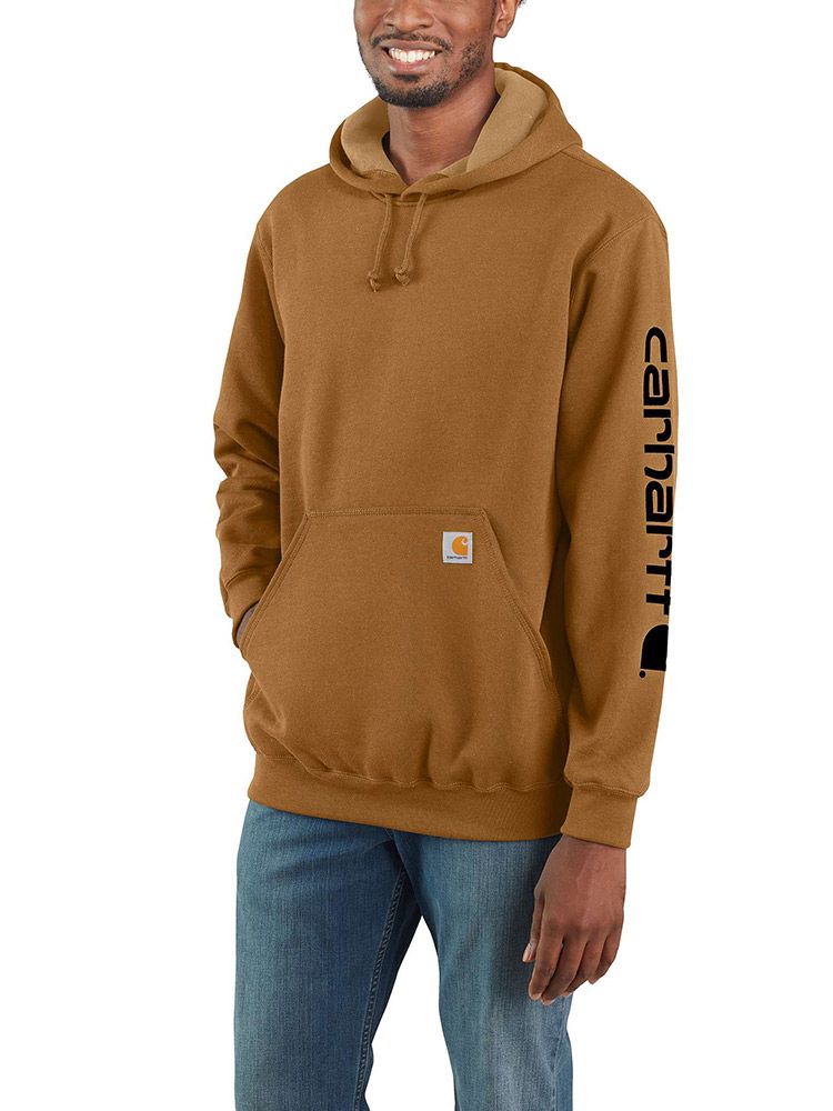 Carhartt Hoodie mit Logo Herren Braun