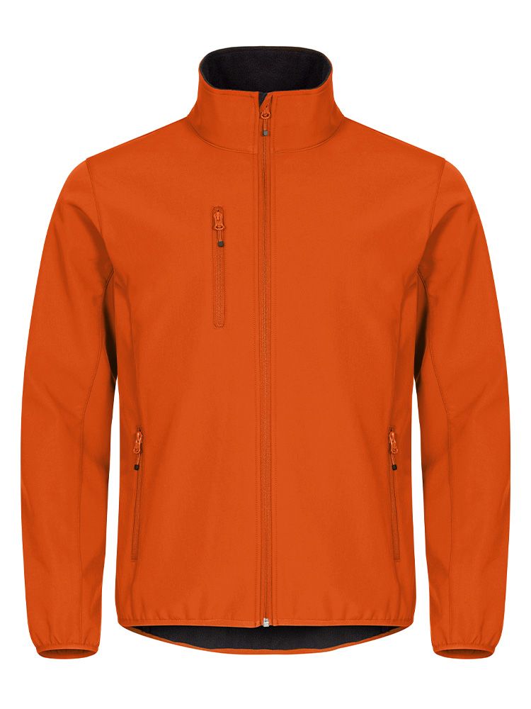 Herren Softshell Jacke Orange