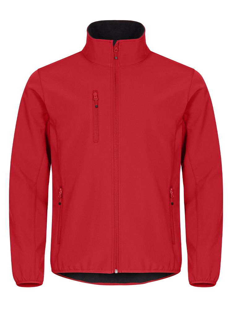 Herren Softshell Jacke Rot