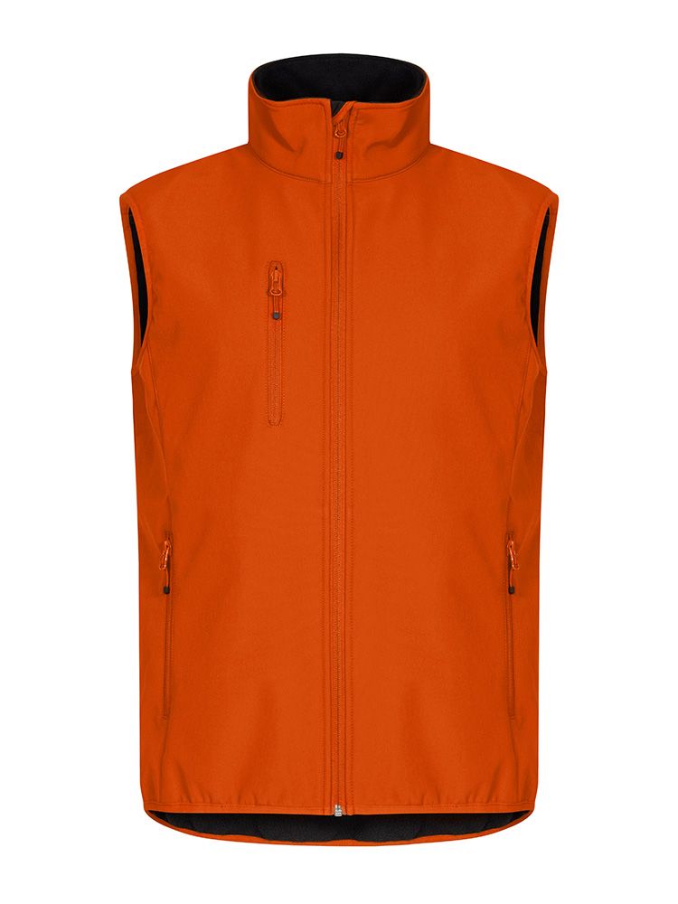 Herren Classic Weste Orange
