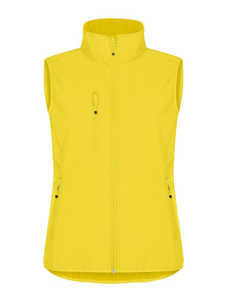 Damen Classic Weste Gelb
