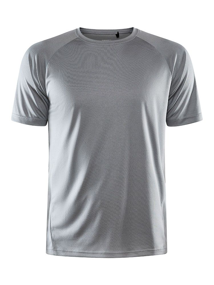 Fitness Shirt Herren Grau