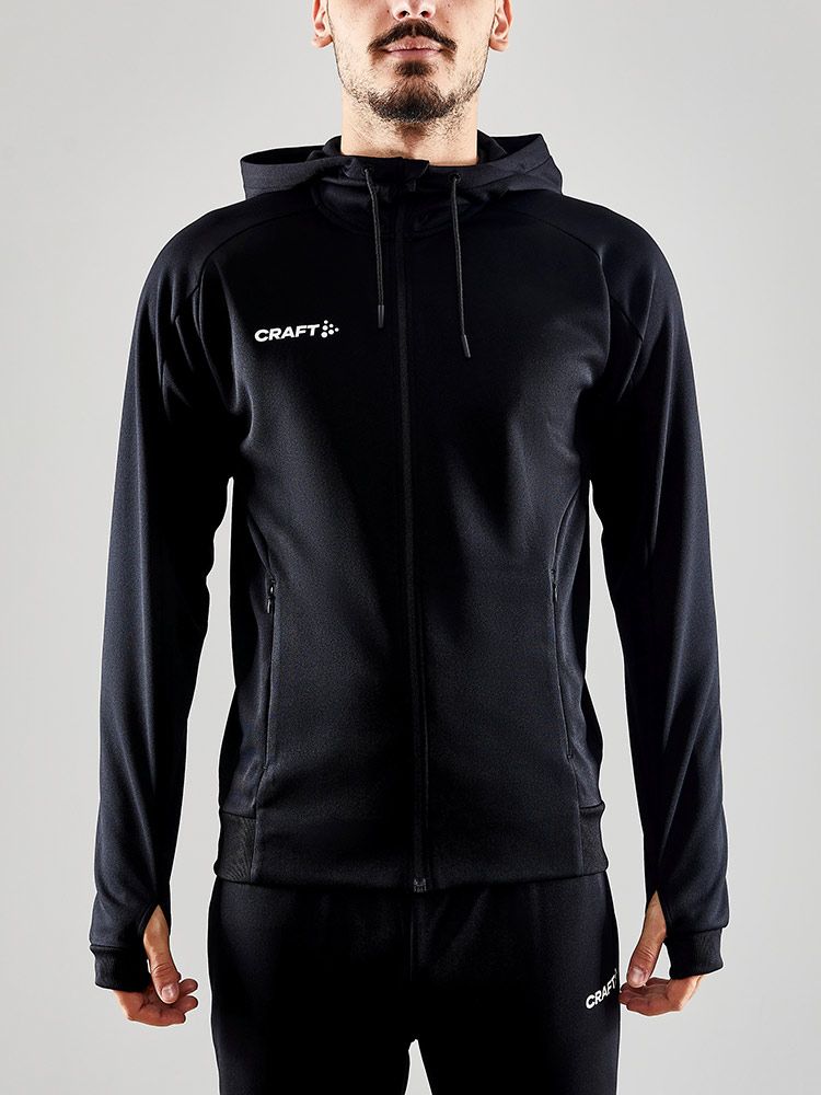Trainingsjacke Herren Schwarz