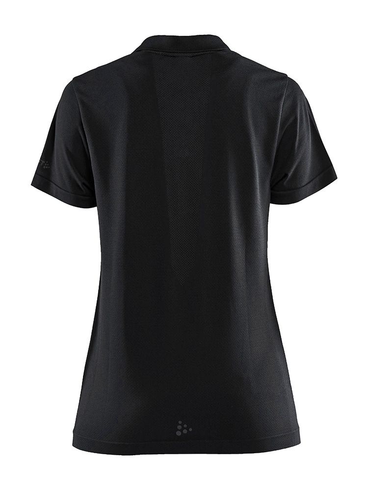 Sport Poloshirt Damen in Schwarz