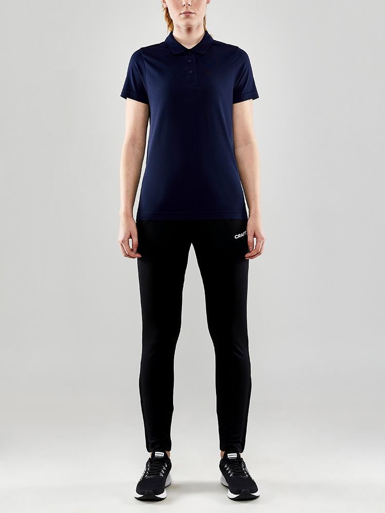 Sport Poloshirt Damen in Dunkelblau